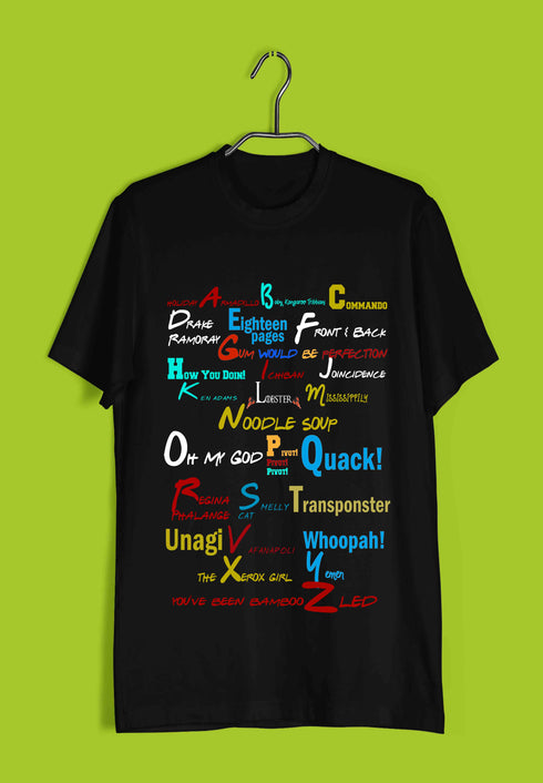 2 TV Series A-Z Custom Printed Graphic Design T-Shirt for Men